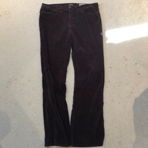 NYDJ brown corduroy pants 16 gentle used condition